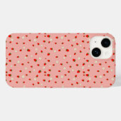Aardbeien en bloemen patroon Case-Mate iPhone case (Achterkant (horizontaal))