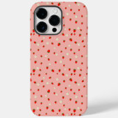Aardbeien en bloemen patroon Case-Mate iPhone case (Achterkant)