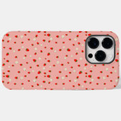 Aardbeien en bloemen patroon Case-Mate iPhone case (Achterkant (horizontaal))