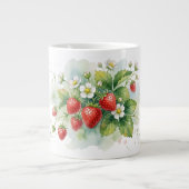Aardbeien en bloesems Speciale Mok (Voorkant)