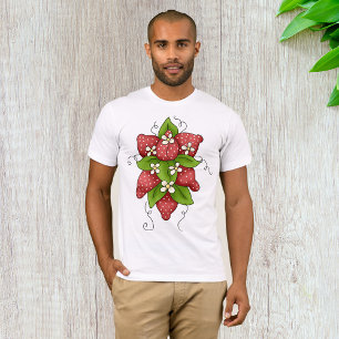 Aardbeien en Blossoms Mannen T-shirt