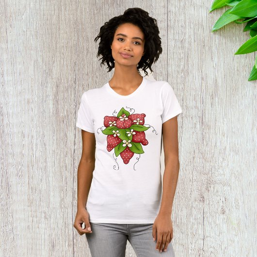 Aardbeien en Blossoms Vrouwen T-shirt