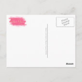 Aardbeien en Briefkaart van Cream Gateau (Achterkant)