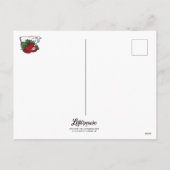 Aardbeien en Crème / Briefkaart (Achterkant)