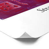 Aardbeien en Crème Print (Hoek)