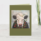 Aardbeien en crèmekaart kaart (Voorkant)