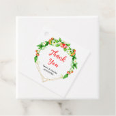 Aardbeien en Daisies Bruiloft Dank U Bedankjes Labels (In situ)