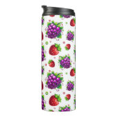 Aardbeien en druiven. Kleurrijke bessen Thermosbeker (Geroteerd rechts)