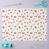 Aardbeien en Madeliefjes Patroon Tissuepapier (Craft)