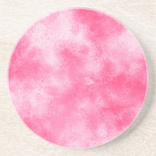 Aardbeien en Onderzetter van Cream Sandstone (Voorkant)