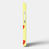Aardbeien en Polka Dots Yellow Case-Mate iPhone Case (Achterkant / Links)