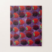 Aardbeien en Pruimen Schilderen Legpuzzel (Verticaal)