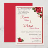 Aardbeien en Roodrozen Kaart (Voorkant / Achterkant)