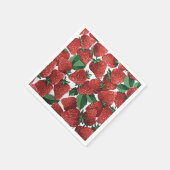 Aardbeien en room servet (Hoek)