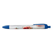 aardbeien en room zwarte inkt pen (Bovenkant)