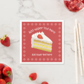 Aardbeien en roomlaagsluitingen - eigen gebeurteni servet (Insitu)