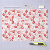 Aardbeien en Roze Ballonnen Leuk Zomerfeest Tissuepapier (Craft)