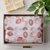 Aardbeien en Roze Ballonnen Leuk Zomerfeest Tissuepapier (Geschenk)