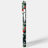 Aardbeien en Vlinders Zwart Case-Mate iPhone Case (Achterkant / Links)