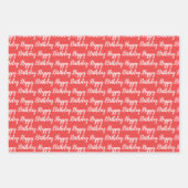 Aardbeien en vloerkleden inpakpapier vel (Voorkant 3)