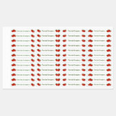 Aardbeien en vruchten, vers gekookt Kantoor Labels (Vel)