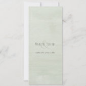 Aardbeien en wilde bloemen land bruiloft kaart (Achterkant)