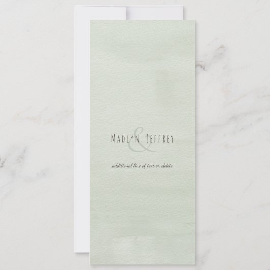 Aardbeien en wilde bloemen land bruiloft kaart (Achterkant)