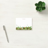 Aardbeien en wilde bloemen weide post-it® notes (Kantoor)
