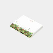 Aardbeien en wilde bloemen weide post-it® notes (Schuin)