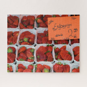 Aardbeien - Erdbeeren - Duitse markt - 16 x 20 Legpuzzel