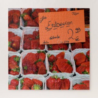 Aardbeien - Erdbeeren - Duitse markt - 20x20 Legpuzzel