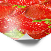 Aardbeien Foto Afdruk (Hoek)