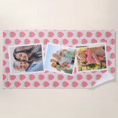 Aardbeien Fotocollage Strandlaken (Voorkant)