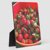 Aardbeien Fotoplaat (Zijkant)