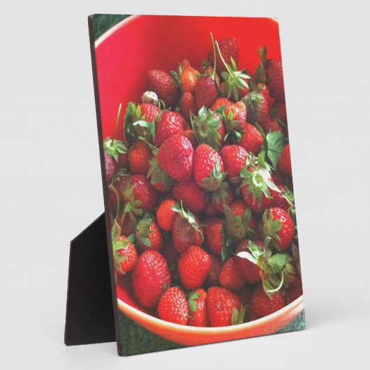 Aardbeien Fotoplaat (Zijkant)