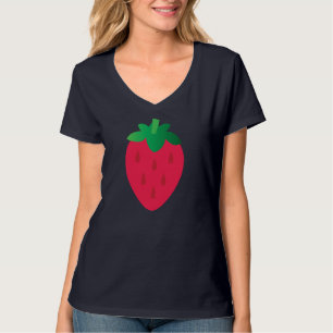 Aardbeien Fruit Art T-shirt