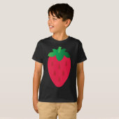 Aardbeien Fruit Art T-shirt (Voorkant volledig)