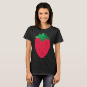 Aardbeien Fruit Art T-shirt (Voorkant volledig)