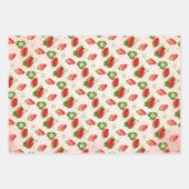 Aardbeien Fruit Inpakpapier Vel (Voorkant)