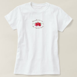 Aardbeien fruit rood zoet vers t-shirt