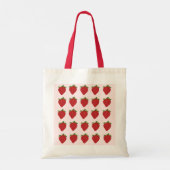Aardbeien Fruit Zomer Aardbeien Tote Bag (Achterkant)
