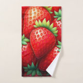 Aardbeien Galore Bad Handdoek (Handdoek)