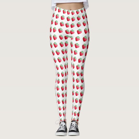 Aardbeien Galore Leggings (Voorkant)