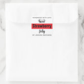Aardbeien Gelei Jam Thuisgemaakt label STRAW03sq (Tas)