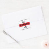 Aardbeien Gelei Jam Thuisgemaakt label STRAW03sq (Envelop)