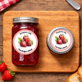 Aardbeien Gelei Jam Thuisgemaakt label STRAW05rd