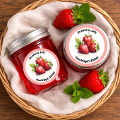 Aardbeien Gelei Jam Thuisgemaakt label STRAW05rd