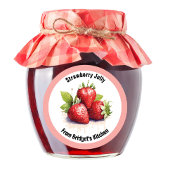 Aardbeien Gelei Jam Thuisgemaakt label STRAW05rd