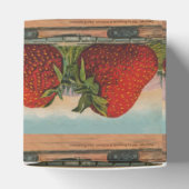 Aardbeien Giant Antiek Fruit Bedankdoosjes (Bovenkant)