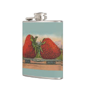 Aardbeien Giant Antiek Fruit Heupfles (Links)